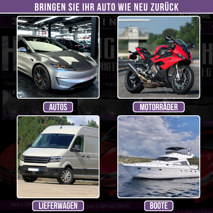 NanoSchutz 3 in 1 - Restaurator und Glanz für Fahrzeuge