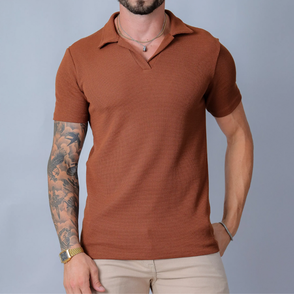 V-Strickpolohemd Viktus